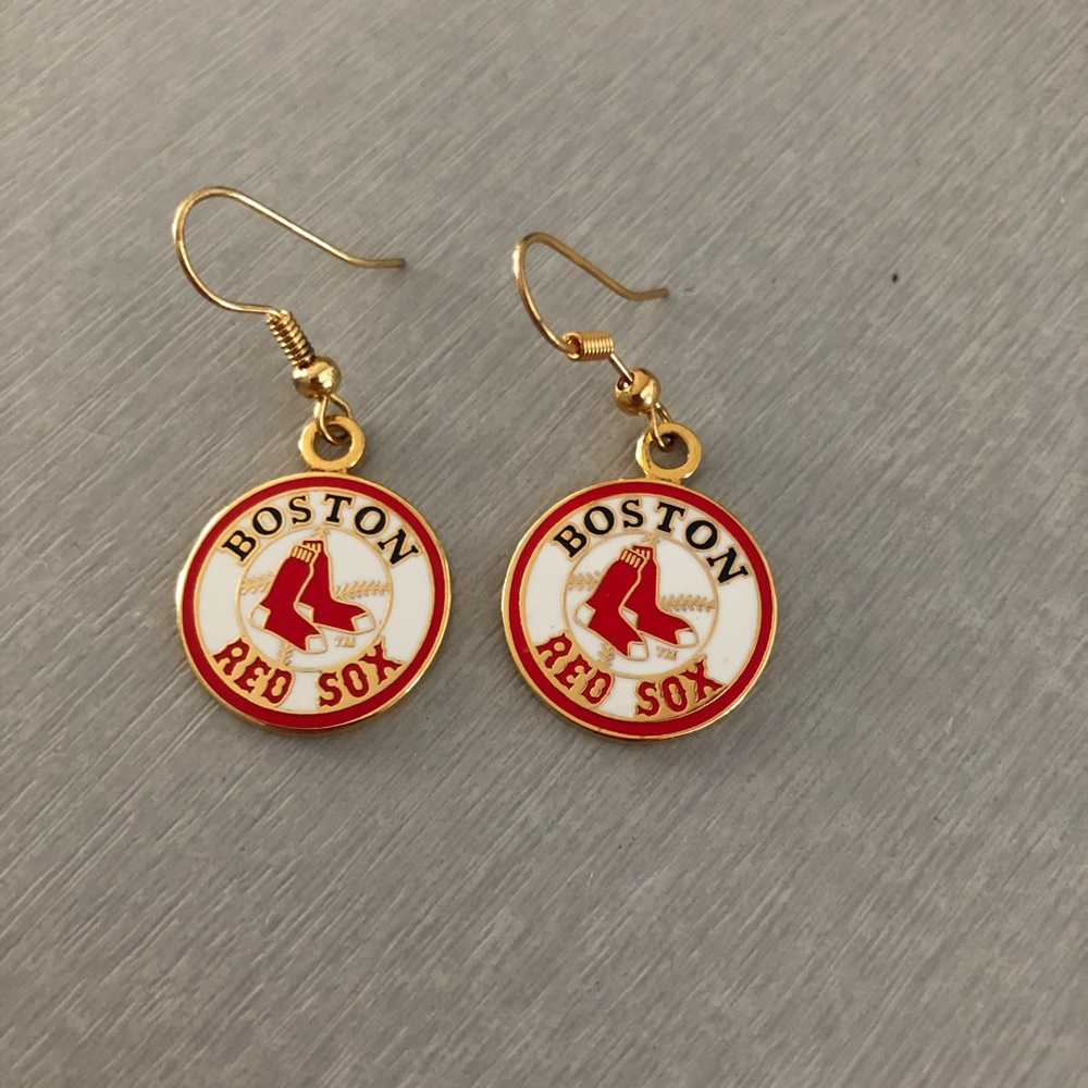 Red Sox earrings